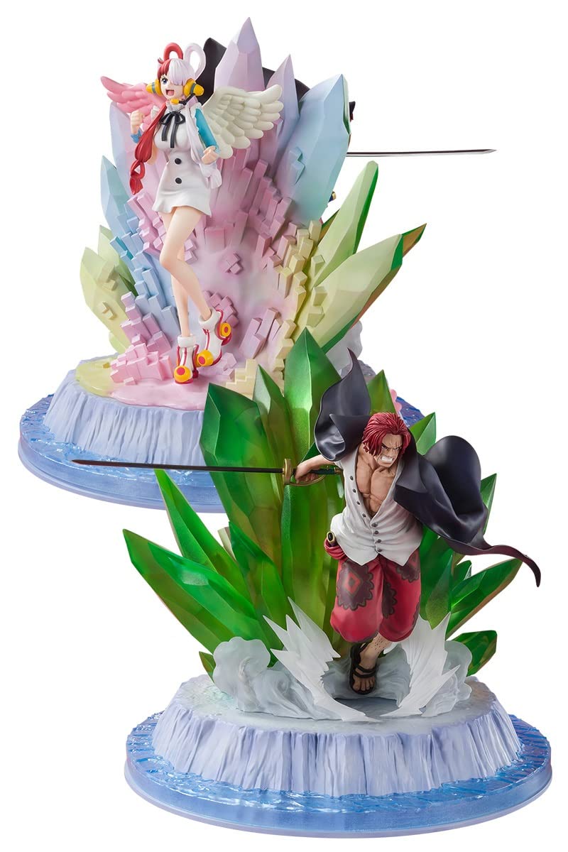 BANDAI One Piece Film Red Figuarts ZERO EXTRA BATTLE SHANKS & UTA 