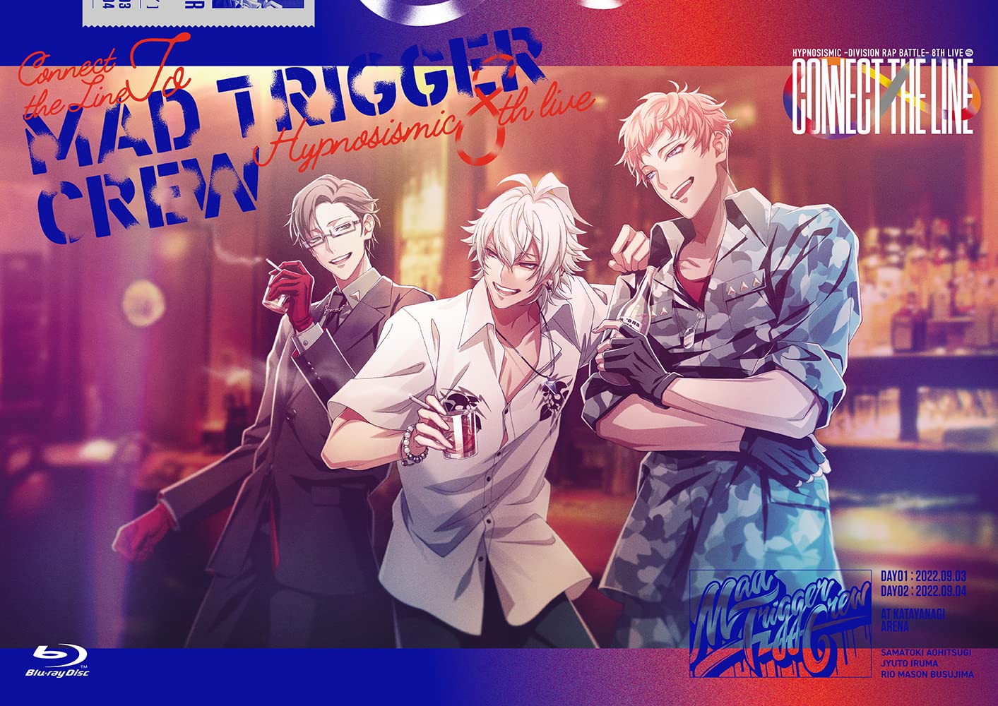Blu-ray] Hypnosis Mic 8th LIVE CONNECT THE LINE to Mad Trigger
