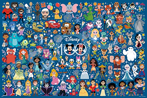 Disney CUTE CELEBRATION Jigsaw Puzzle 1000 Piece EPOCH (50x75cm