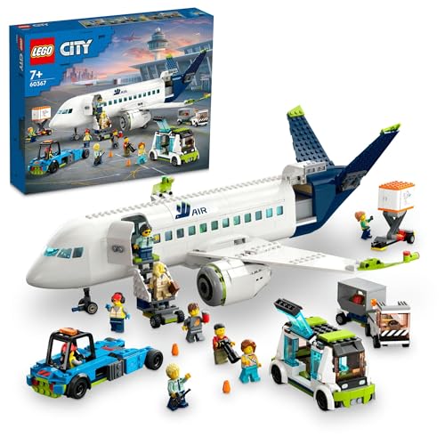 LEGO City Passenger Airplane 60367 ABS Plastic Block Toy 913 LEGO City Passenger Airplane 60367 ABS Plastic Block Toy 913