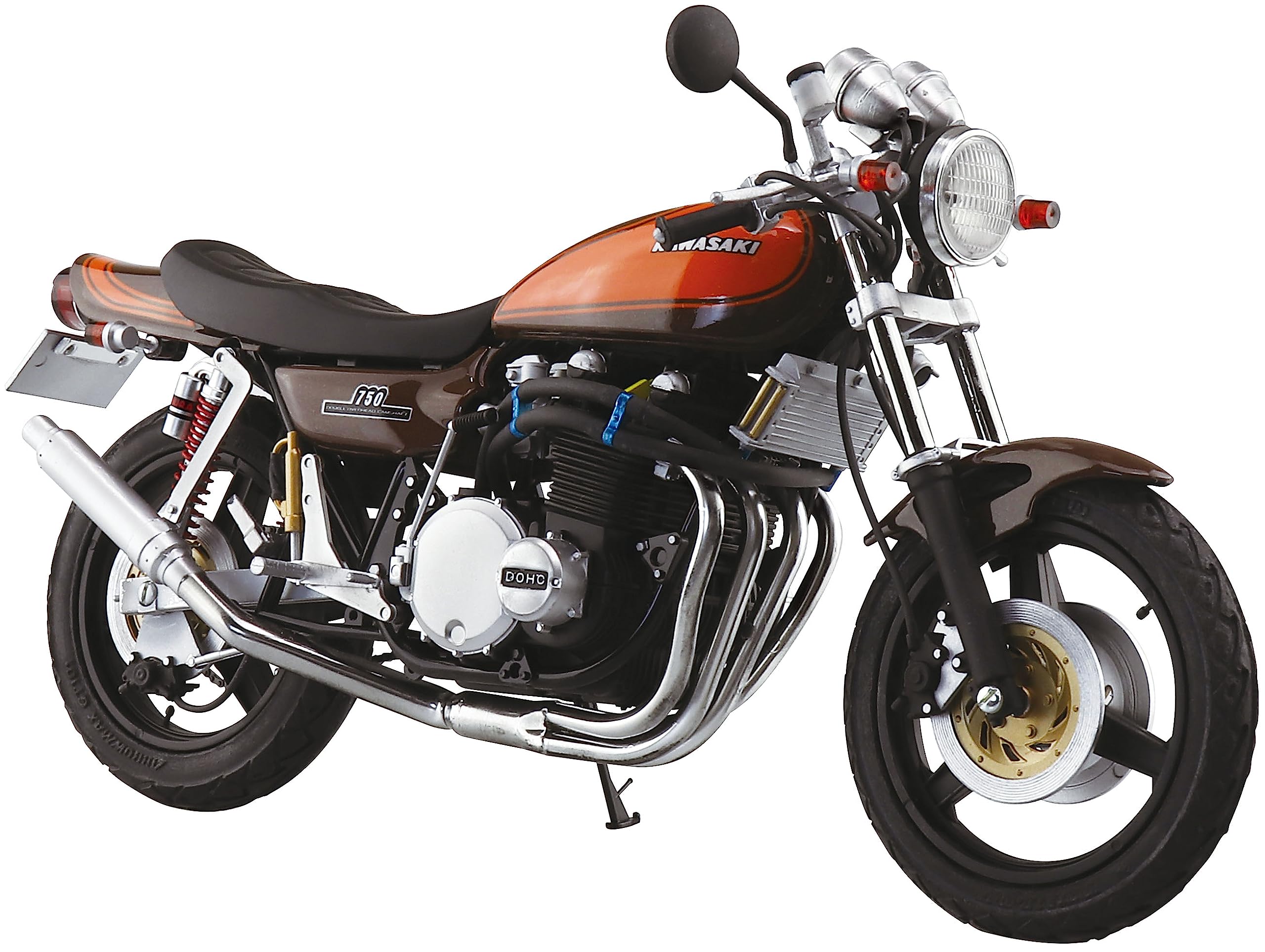 Kawasaki Z2 750 RS ミニカー 1:12 1/12 AOSHIMA 1/12 BIKE No.46 KAWASAKI Z2 750RS 1973 CUSTOM Plastic