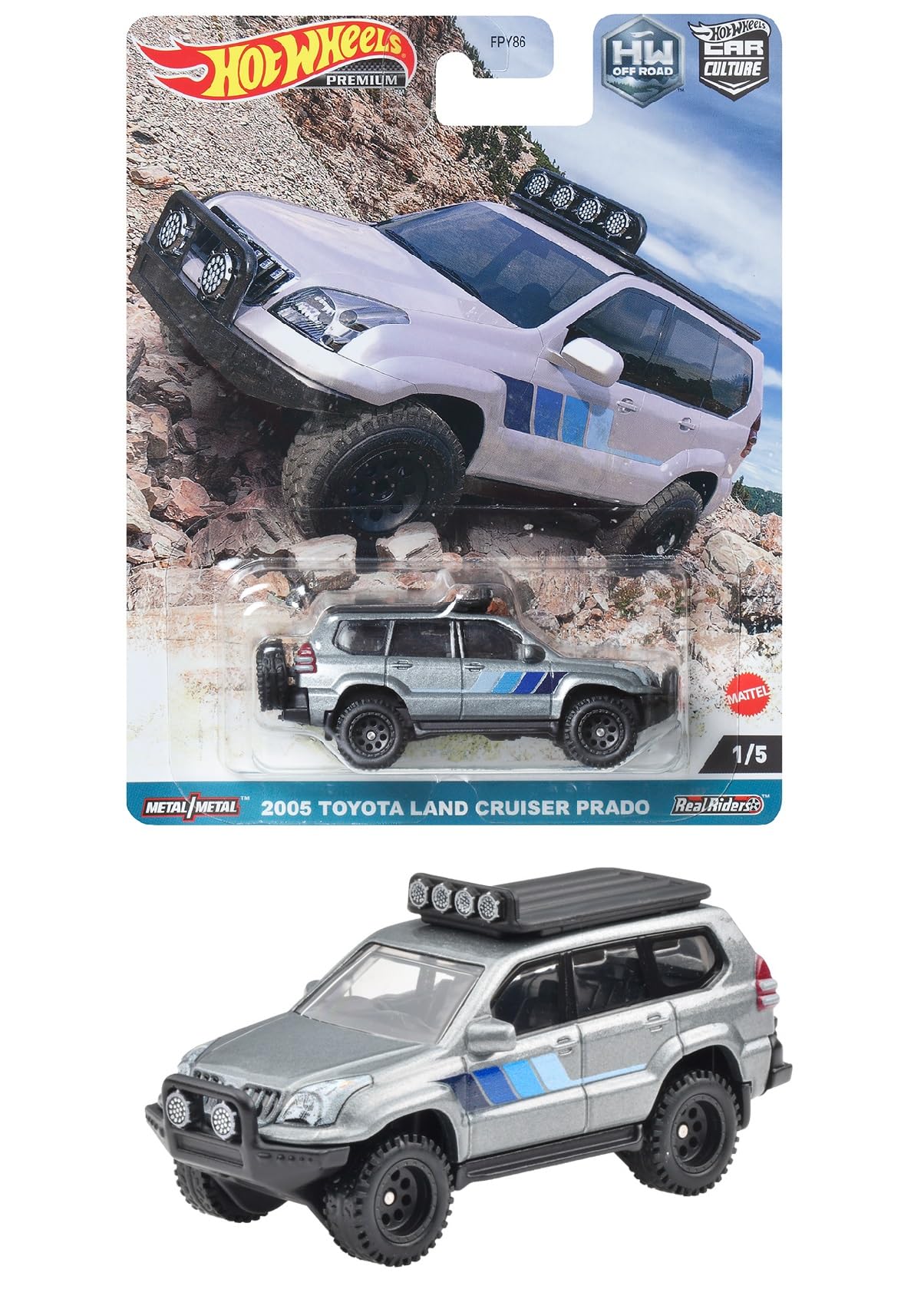 Hot Wheels HKC70 Car Culture HW OFF ROAD 2005 TOYOTA LAND CRUISER