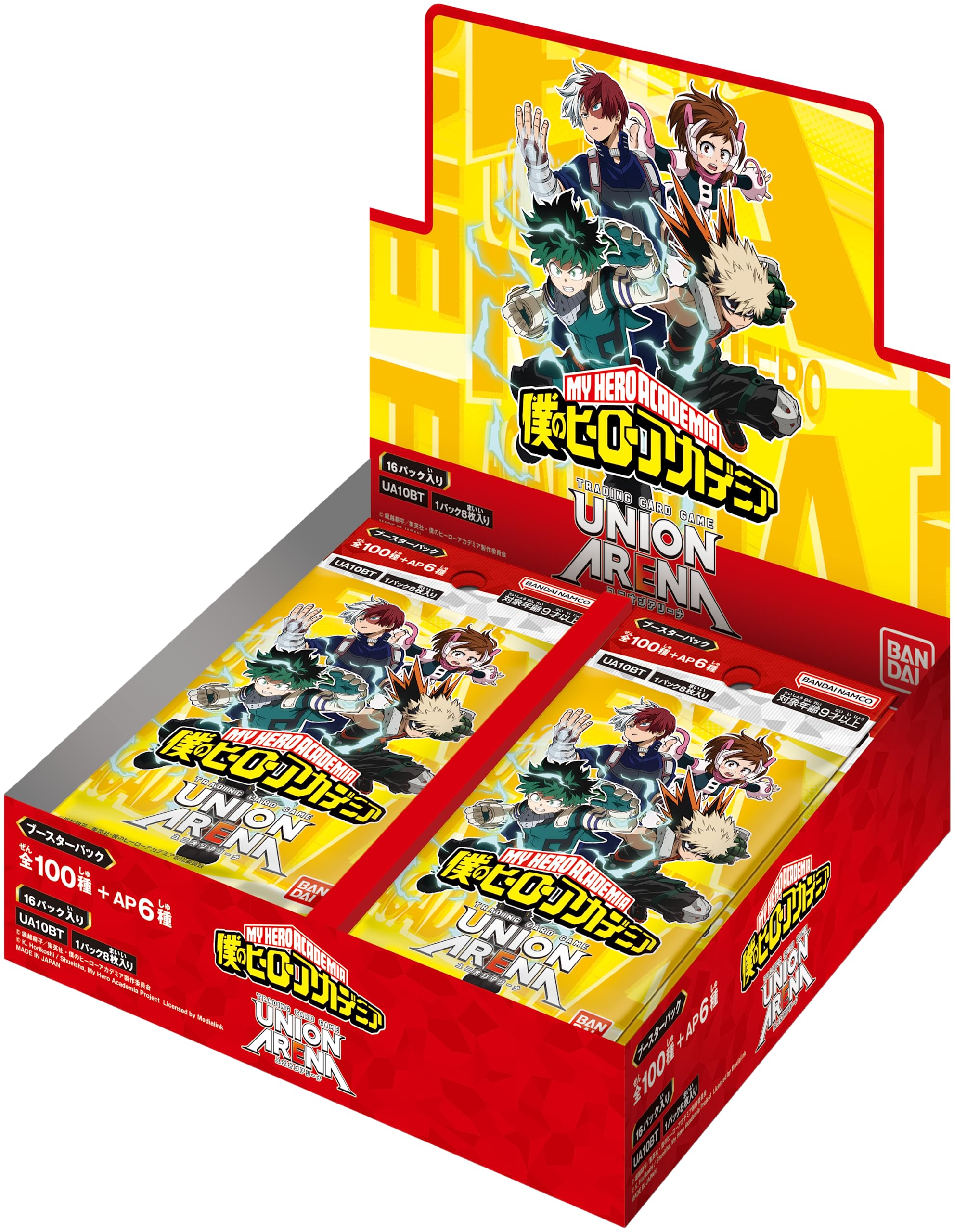 my hero academia booster box Union Arena UA10BT My Hero Academia (box / 16 pack)