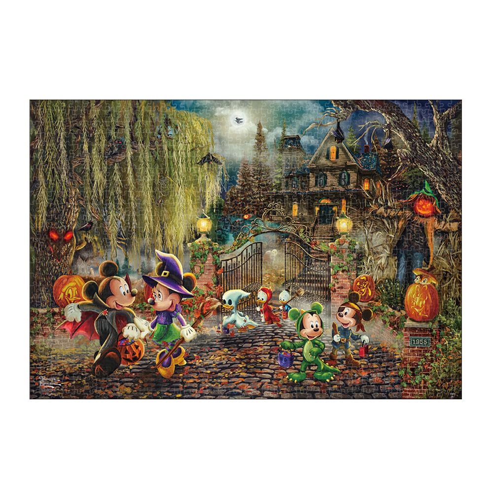 Tenyo 1000 Piece Jigsaw Puzzle Disney Mickey & Minnie Halloween