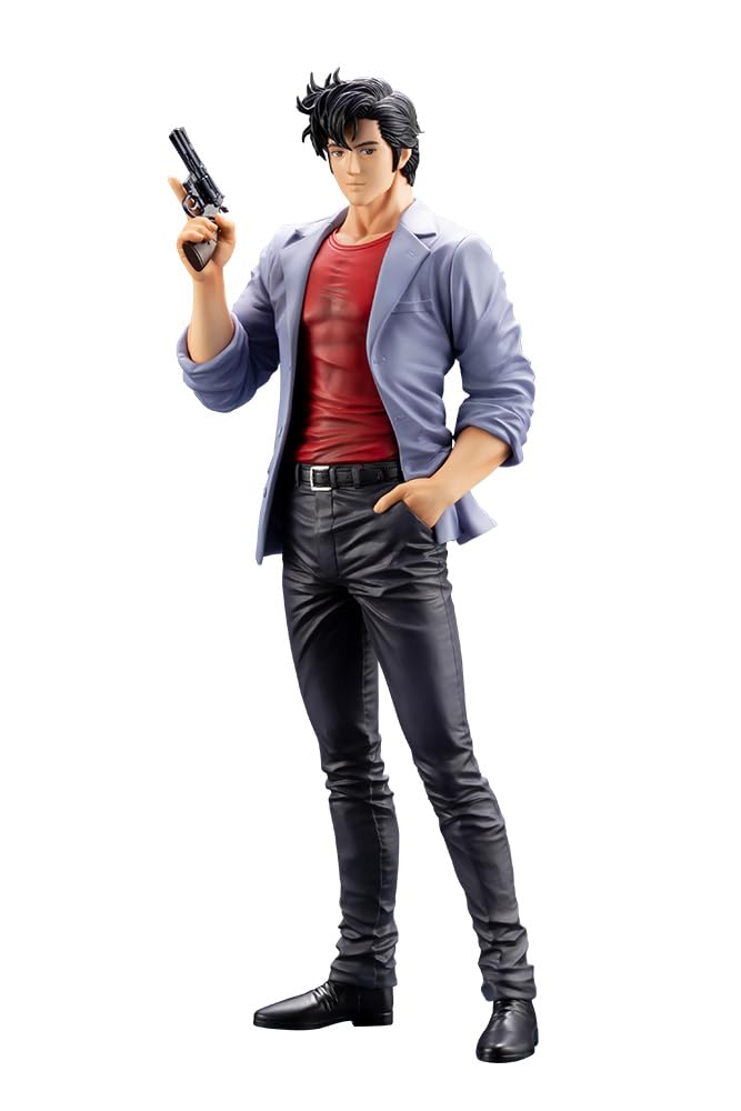 KOTOBUKIYA ARTFX J 冴羽獠 1/8スケールフィギュア Kotobukiya Artfx J City Hunter Ryo Saeba 1/8 scale PVC Painted