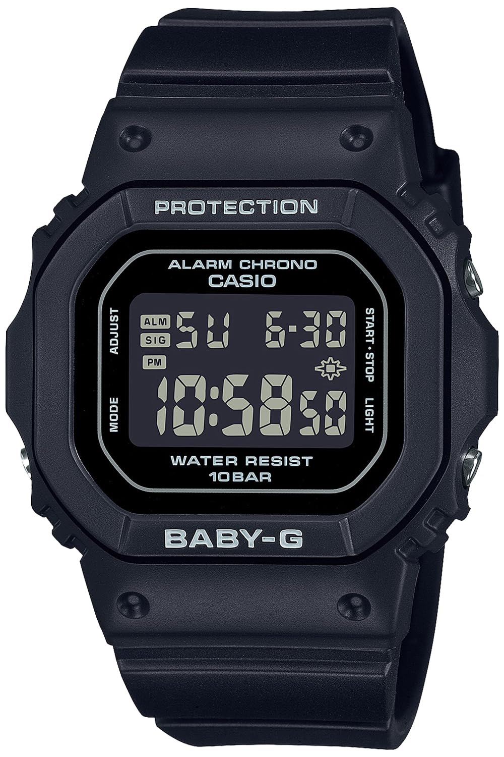 CASIO BABY-G BGD-565U-1JF Black Women Watch Resin Day/Date Multi 