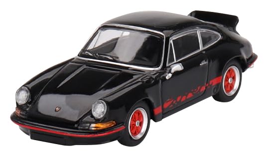 MINI GT 1/64 Porsche 911 Carrera RS 2.7 Black with Red
