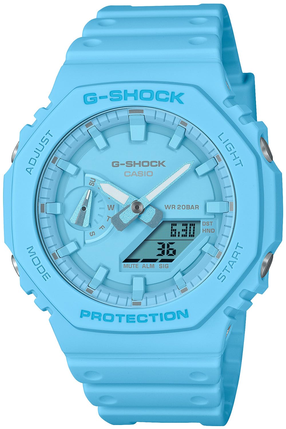 CASIO G-SHOCK TONE-ON-TONE Series GA-2100-2A2JF Blue Men's Watch
