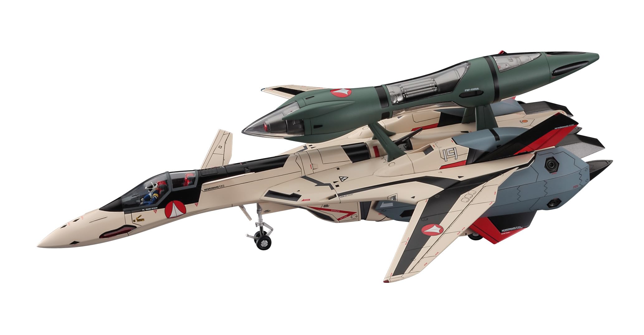 Hasegawa 1/72 MACROSS PLUS YF-19 Fast Pack & Fold Booster model