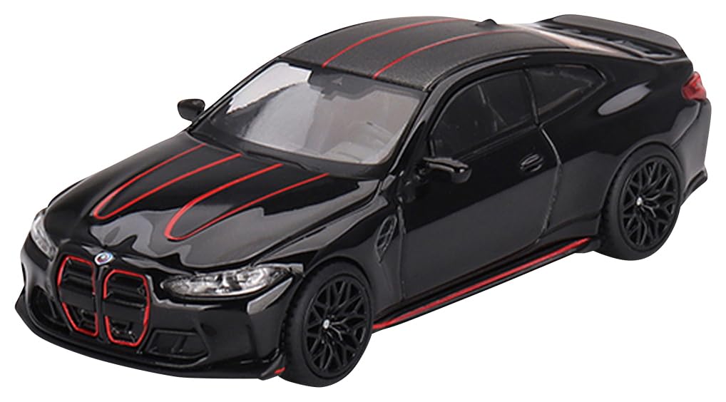 MINI GT 1/64 scale BMW M4 CSL Black Sapphire LHD Diecast Car