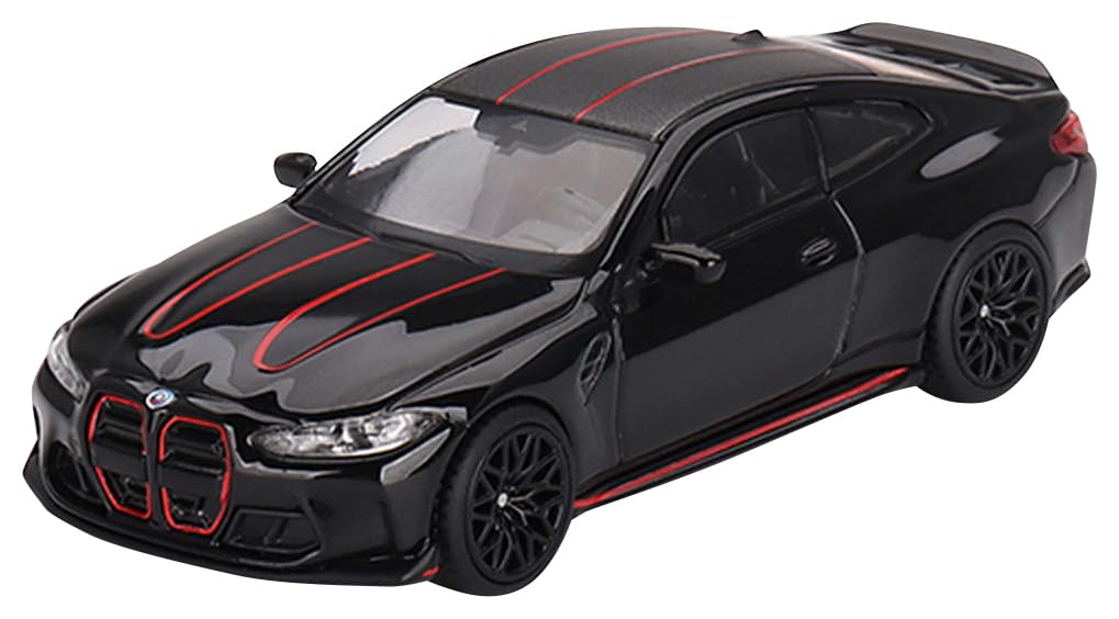 MINI GT 1/64 scale BMW M4 CSL Black Sapphire RHD Diecast Car