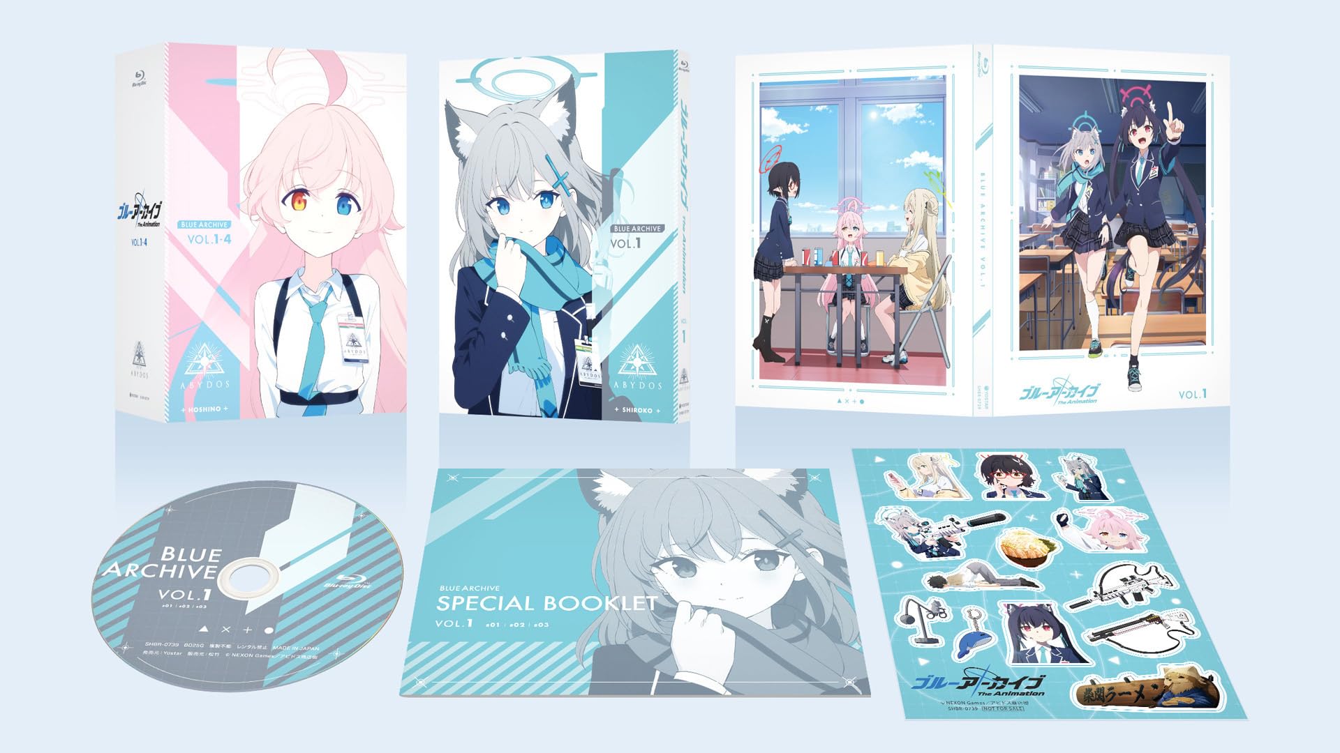 Blu-ray] Blue Archive The Animation Vol.1 Booklet Included SHBR