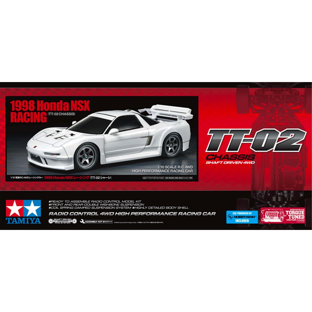 TAMIYA 58739 1/10 RC Car Series No.739 1998 HND NSX RACING KIT