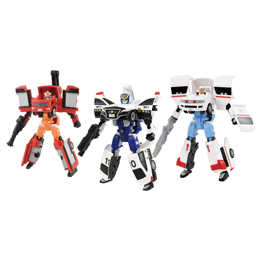 Takara Tomy Tomica Jobraver Police Fire and Rescue Start Dash DX
