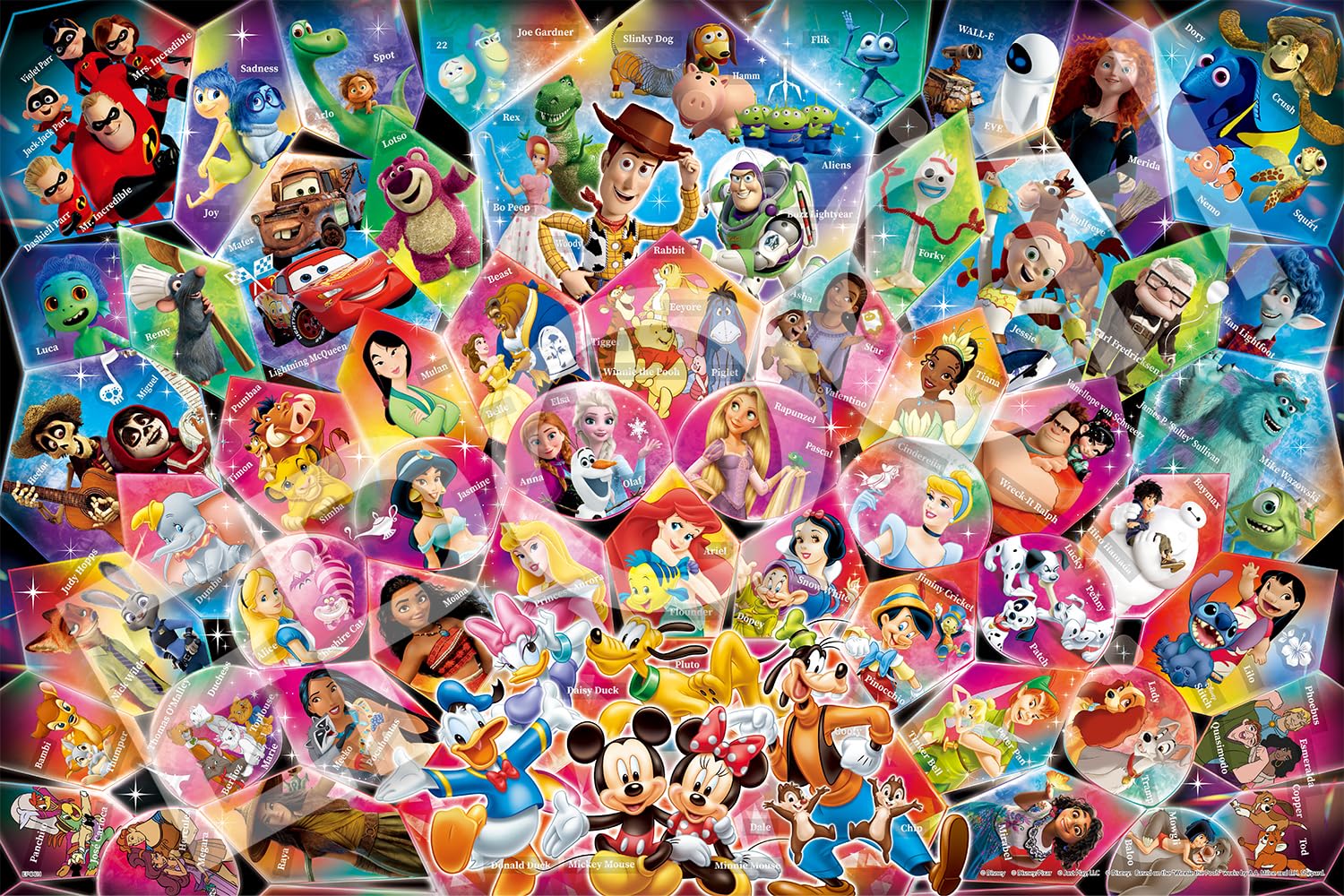 Disney Twinkle of Stars 1000 Piece Decoration Collage Puzzle EPOCH