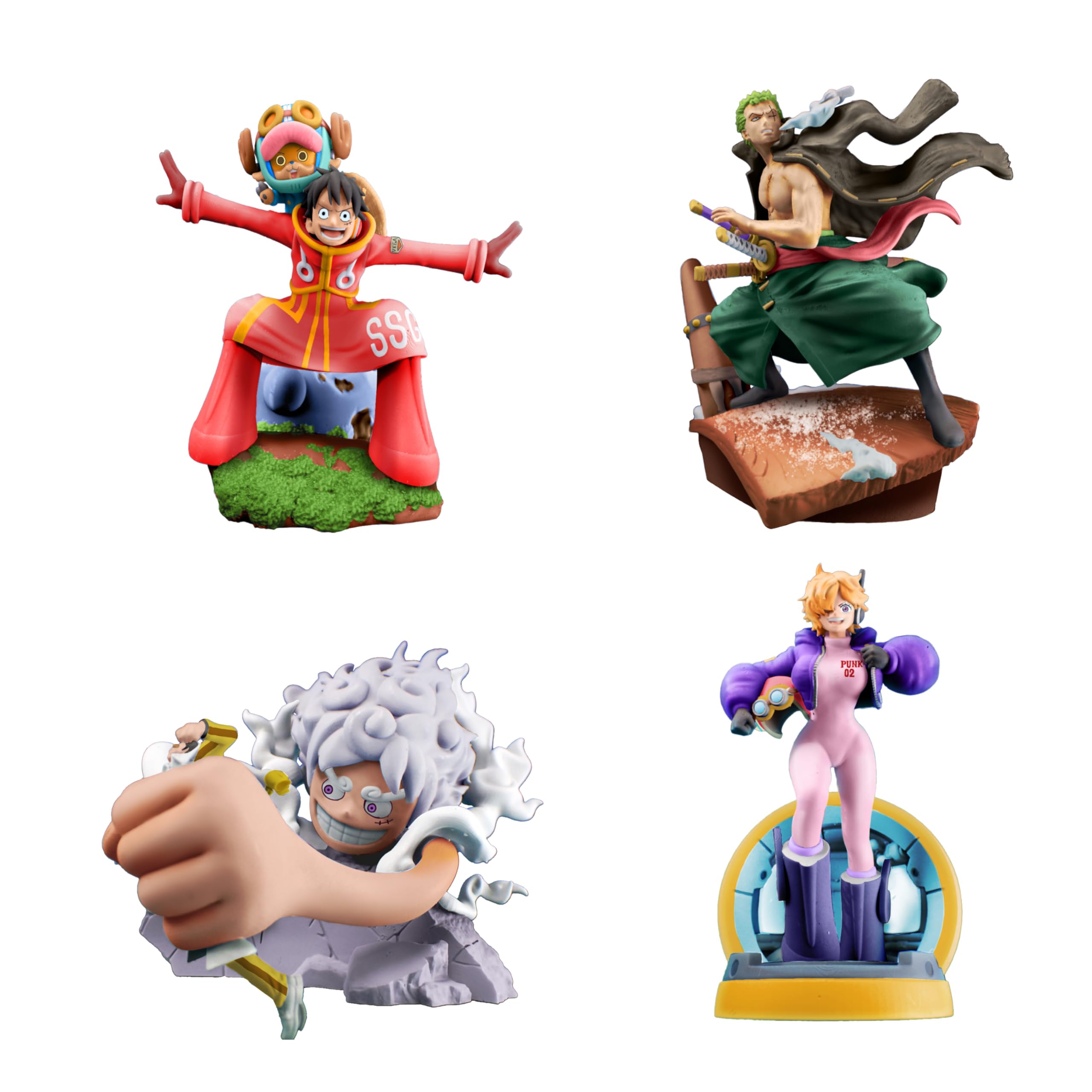 ONE PIECE Logbox Re Birth Egghead Edition Figure 4 pieces in BOX